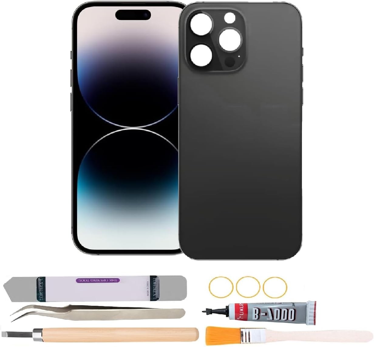 Back Rear Glass Cover Replacement Compatible with iPhone 14 Pro Max 6.7 inches