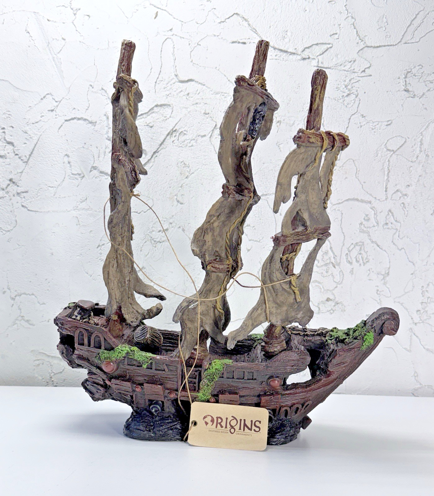 BULK SALE - 6PCS Large Pirate Ship Aquarium Ornament Shipwreck Fish Tank Decor
