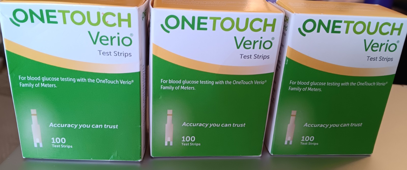 OneTouch Verio 300 Glucose Blood Test Strips, Exp 11/30 2024, 12/31 2024