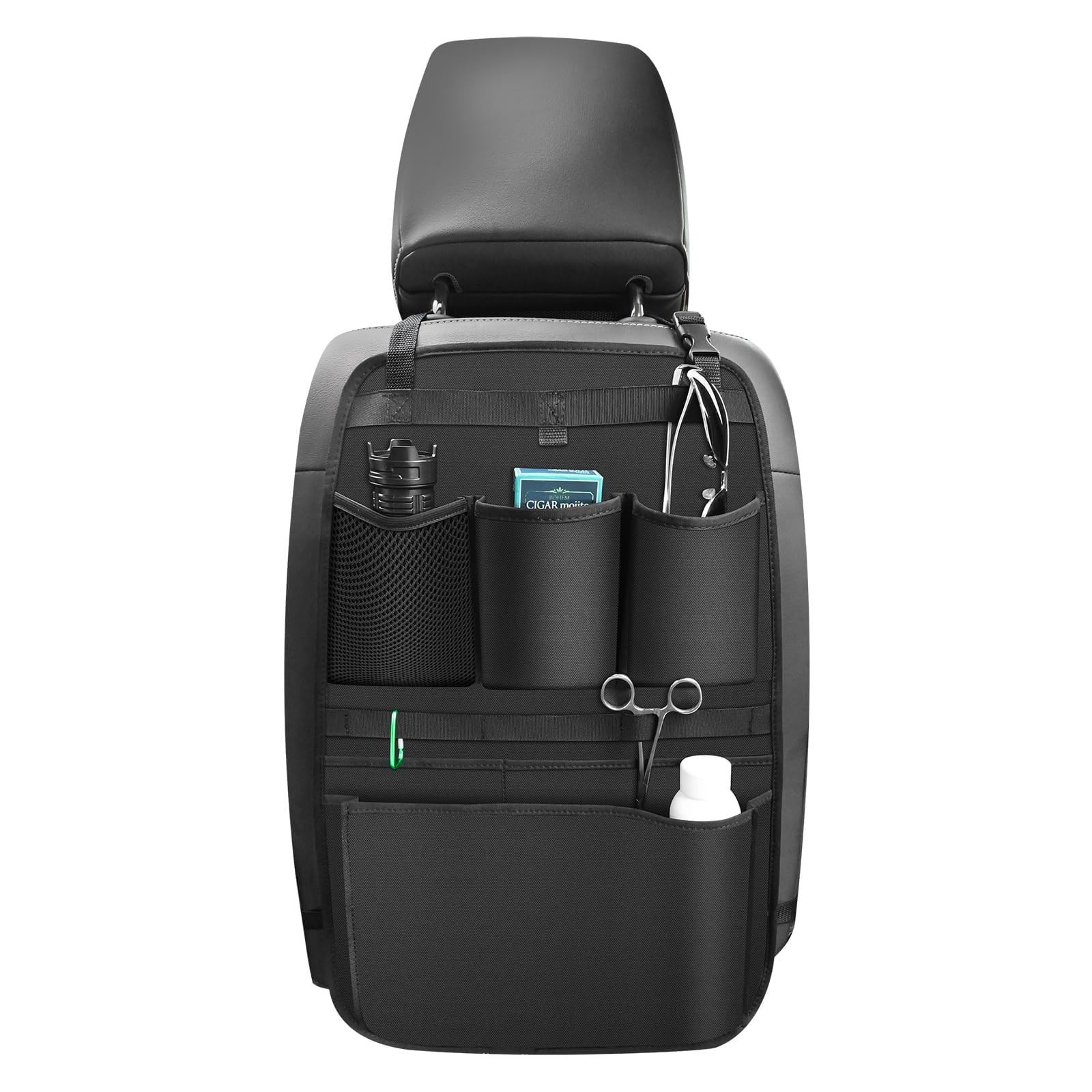 Car Seat Back Organizer, Car Back Seat Storage with Multiple Pockets, Car Sea...