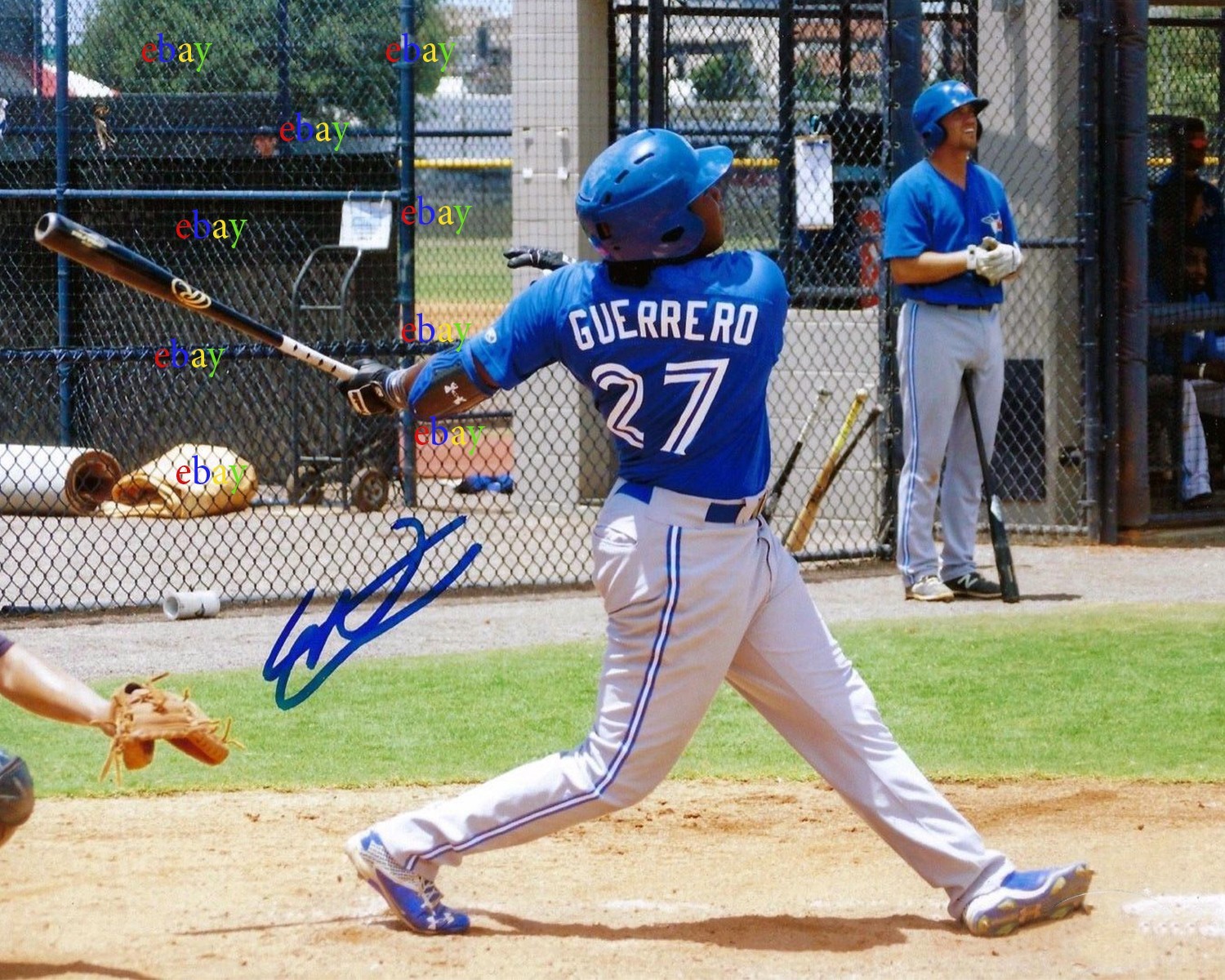 VLADIMIR GUERRERO JR. BLUE JAYS 8x10 signed autographed photo reprint