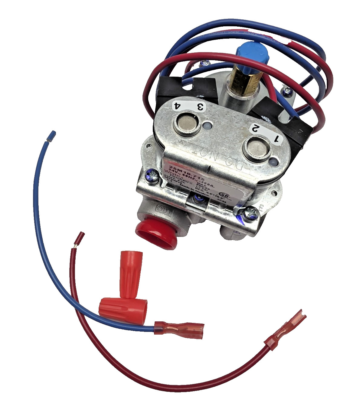 25M18-715 Appliance gas valve w/regulator White Rodgers 24V-60HZ-350A, New