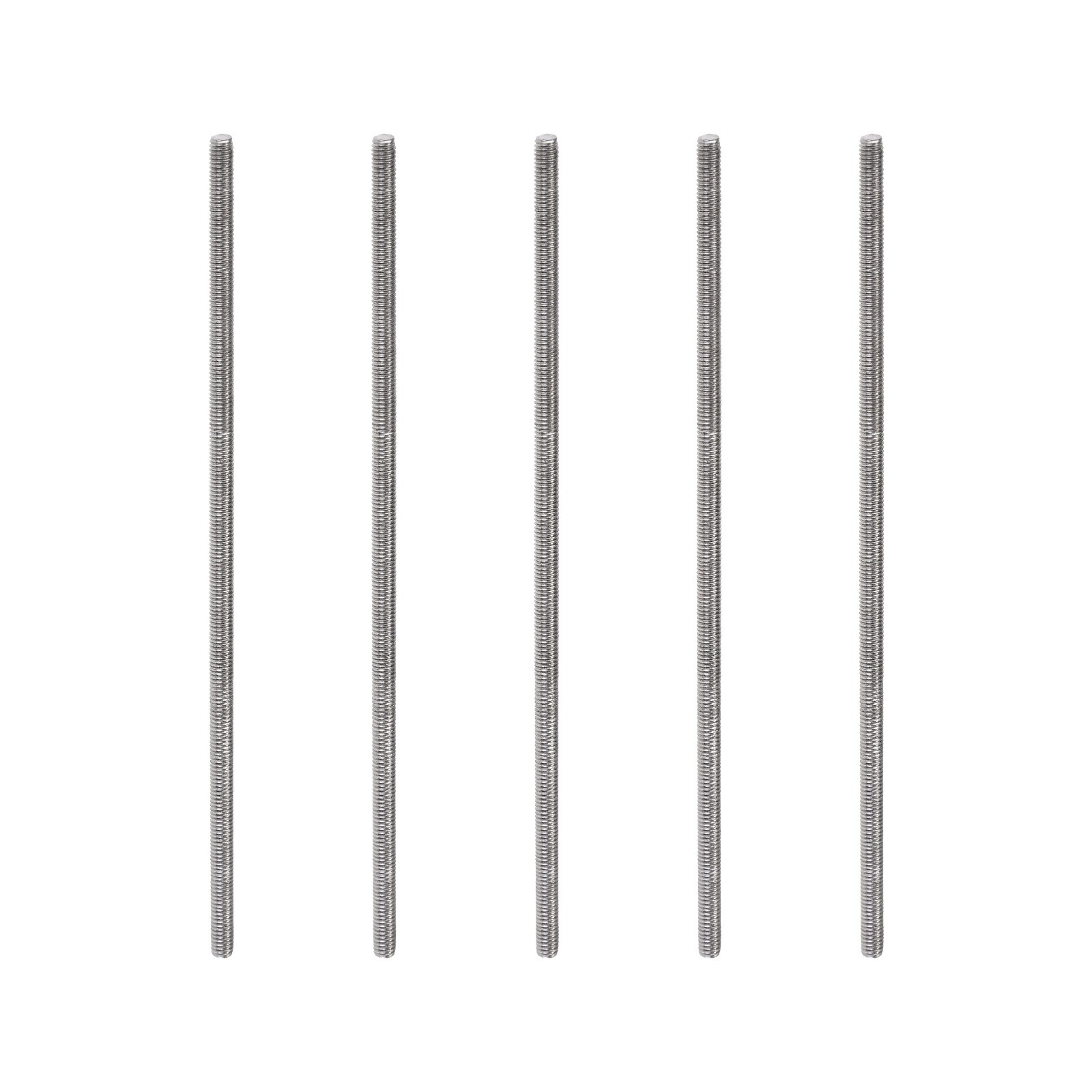 Fully Threaded Rod Right Hand [for Clamps and U-Bolts] - M3x100mm /Silver/5Pack
