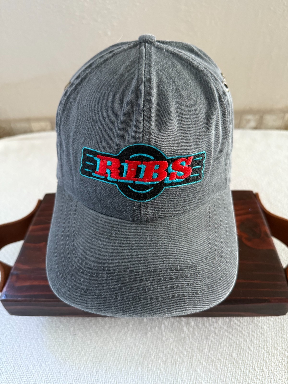 Ribs Baseball Cap Hat TC Brand Adult One Size Fits Most Dusty Gray Adjustable