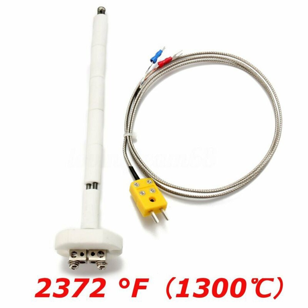 Practical Thermocouple Digital Thermometer Total Length Two-hole Insulator