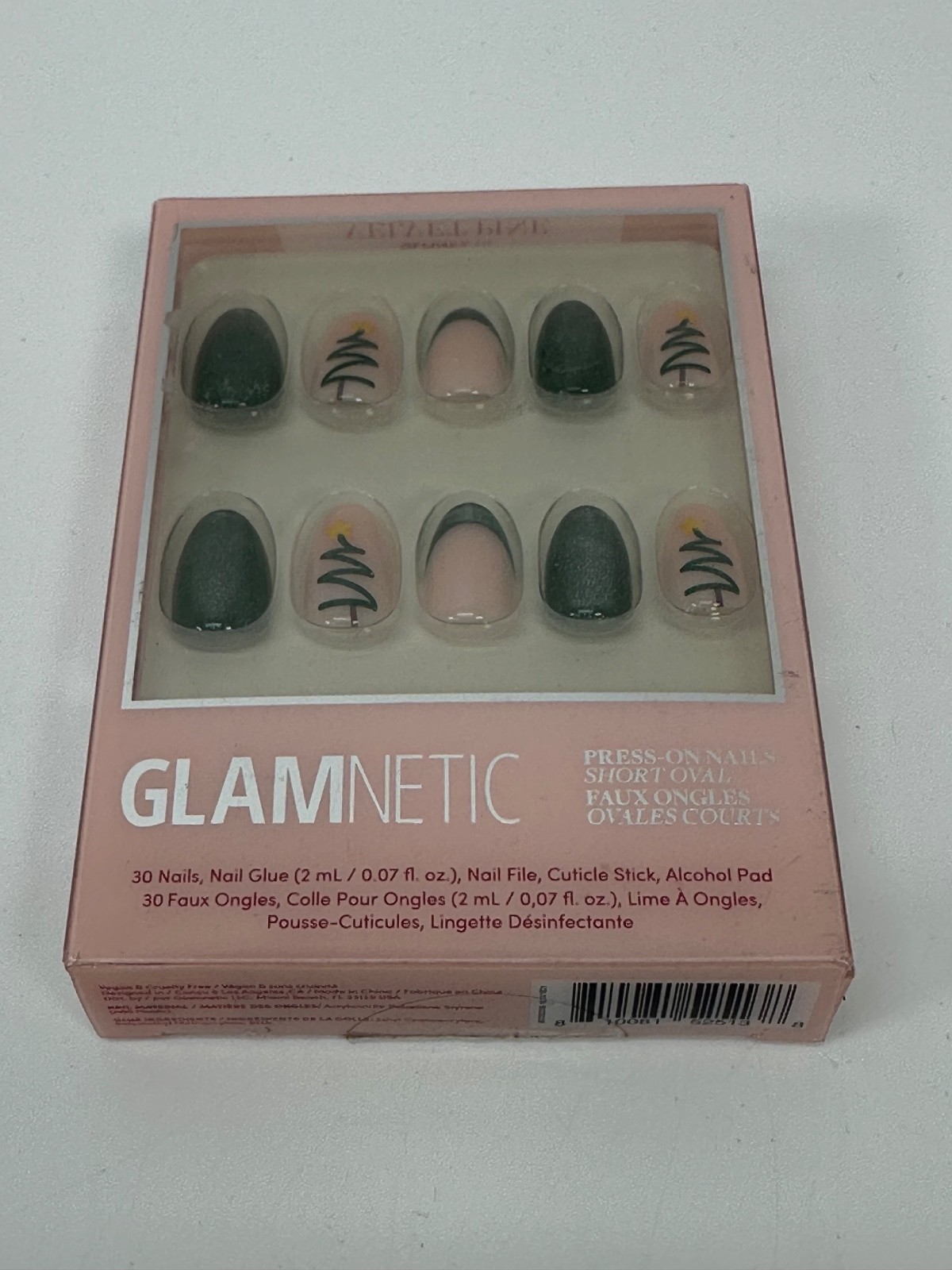 Glamnetic Press on Nails Velvet Pine Short Oval