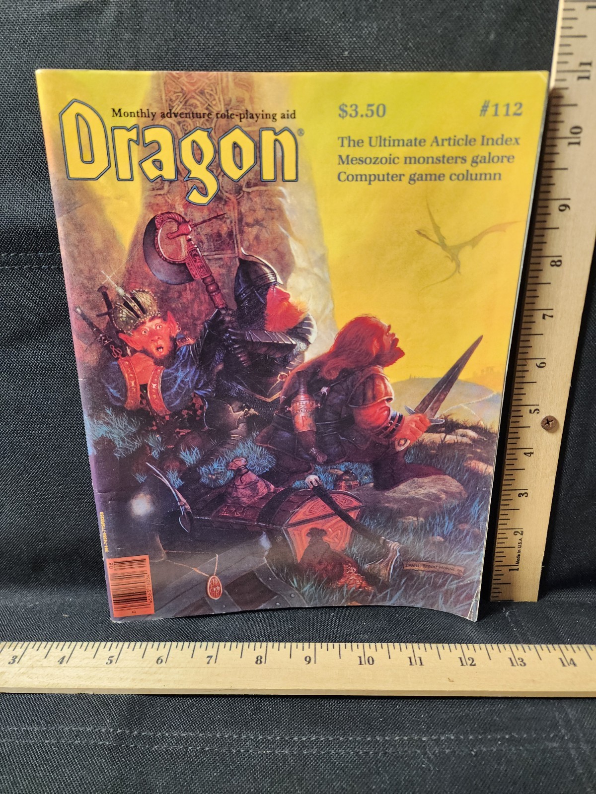 1987 Dragon Magazine #112 TSR AD&D RPG Adventure Aid