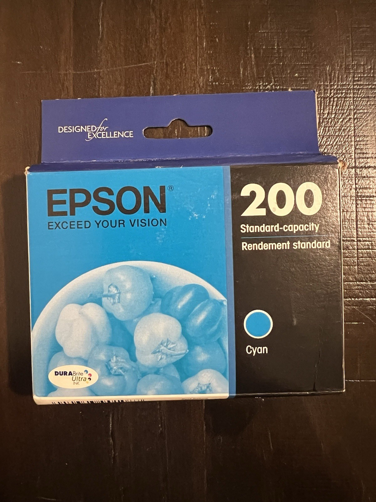 EPSON 200 CYAN STANDARD-CAPACITY INK CARTRIDGES GENUINE NEW SEALED