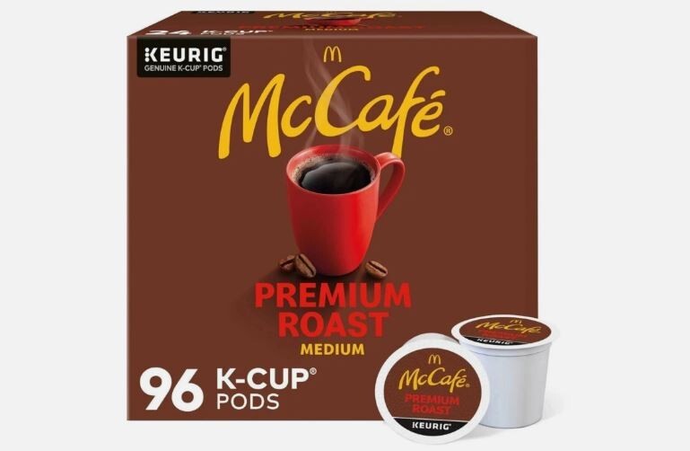 McCafe, Premium Roast Coffee, Keurig Single Serve K-Cup Pods, 96 Count/ New
