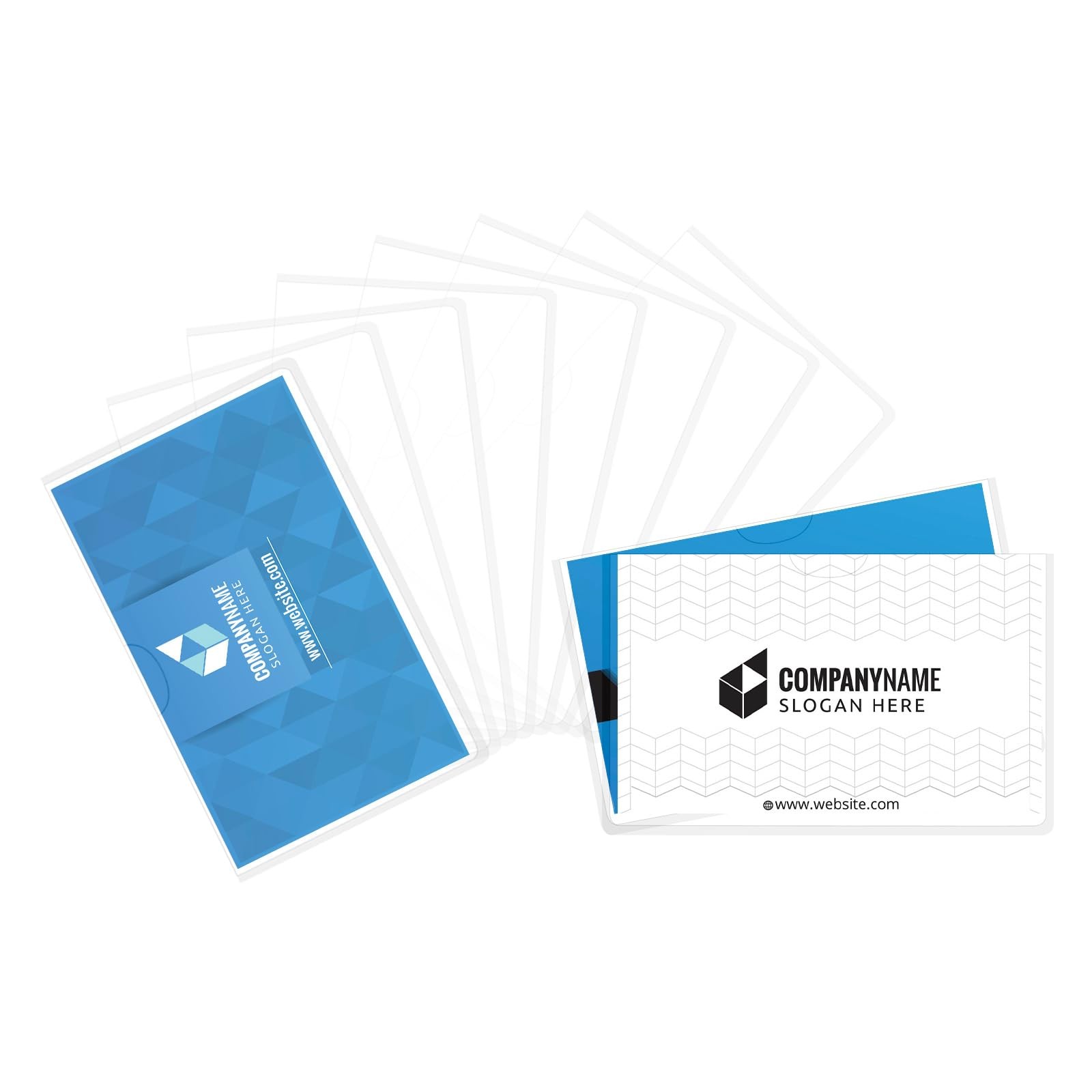 OIRBYKDG 10 Pack Social Security Card Protector Sleeves/New Medicare Clear 