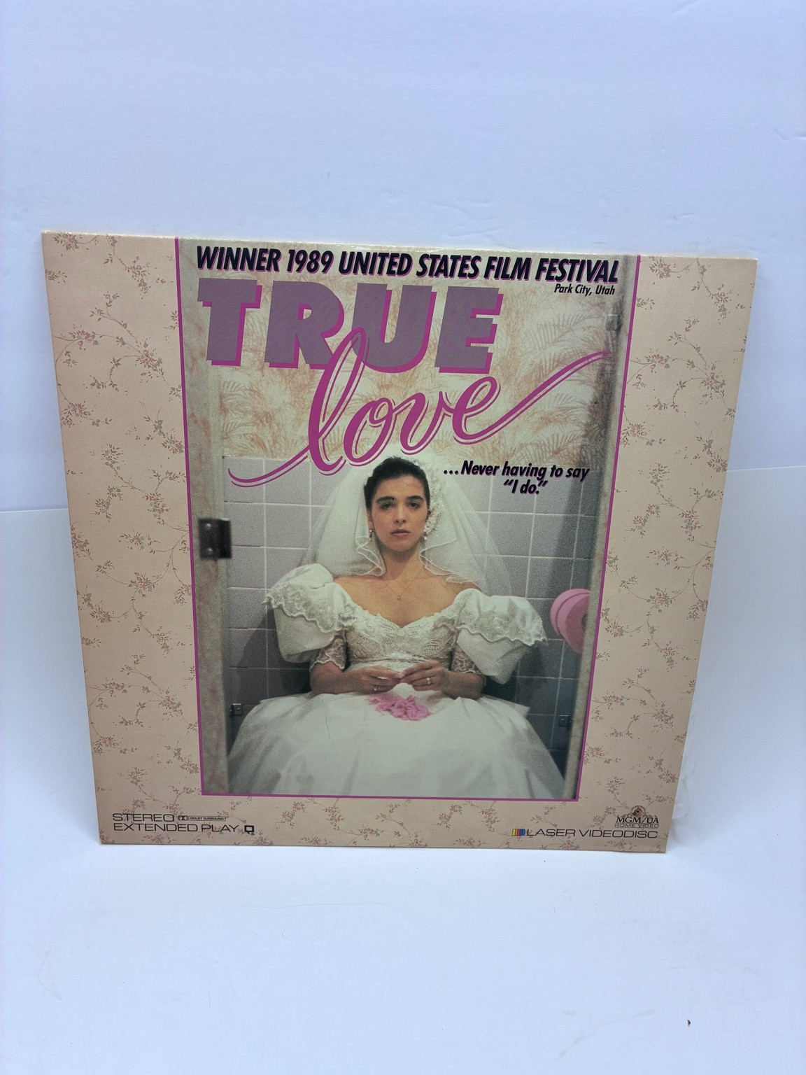 True Love LaserDisc 1989 Romantic Comedy MGM/UA Home Video EP