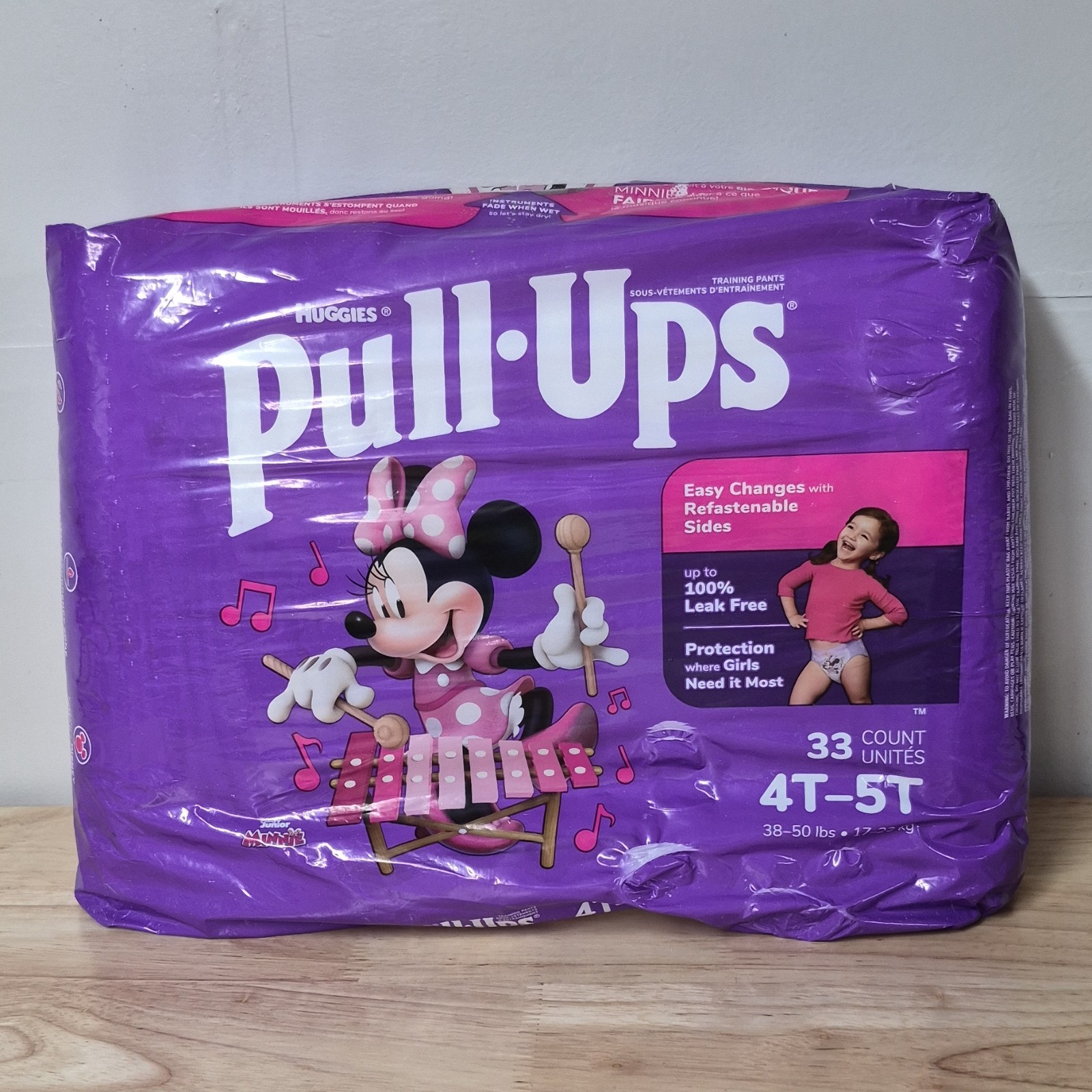 Huggies Pull-Ups Training Pants Girls 4T-5T 33 Count Minnie Mouse & Friends