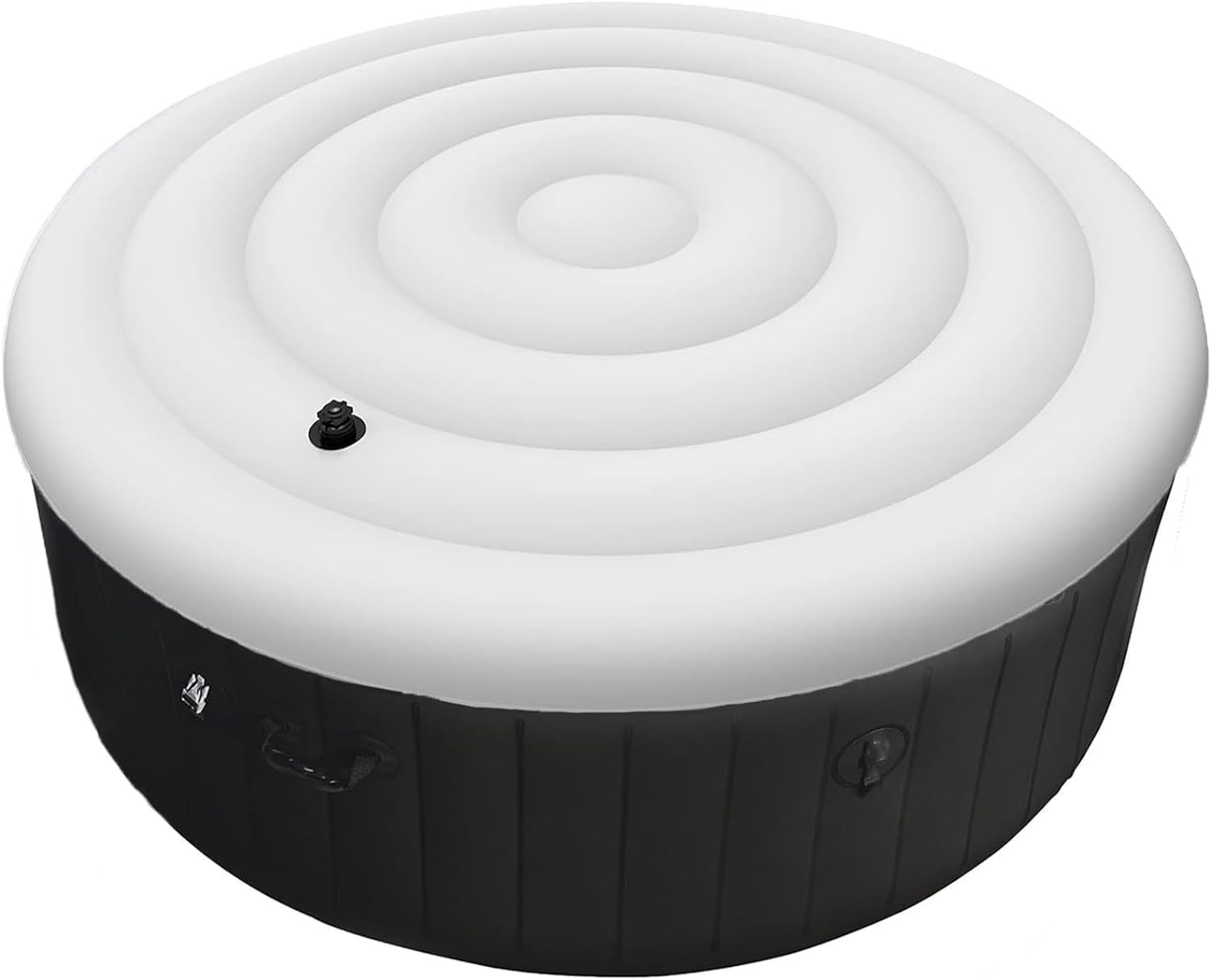 VniYors 4.5ft Inflatable Hot Tub Cover Round Coleman Spa Cover Rain