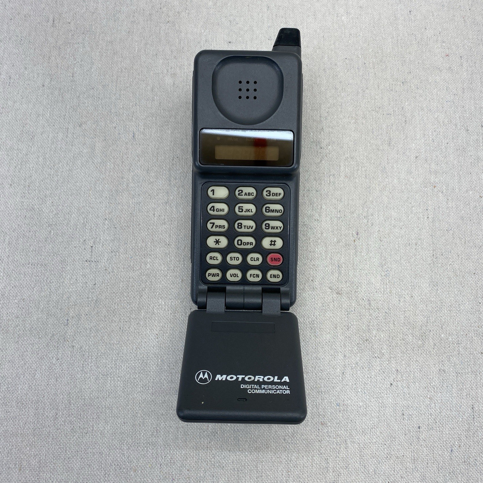 Vintage Motorola MicroTAC 650 Vintage Flip Cell Phone 1990s Rare Gray For Parts