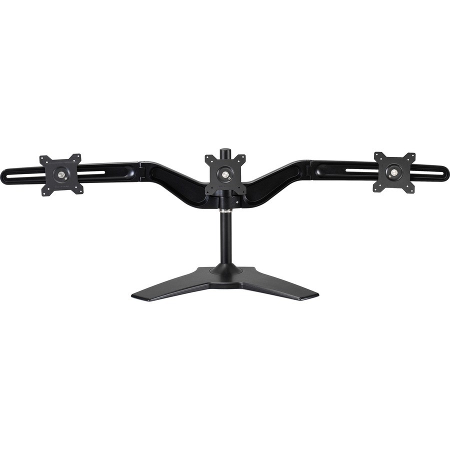 Amer AMR3S Triple Monitor Mount with Desk Stand - 15" to 24" Monitors