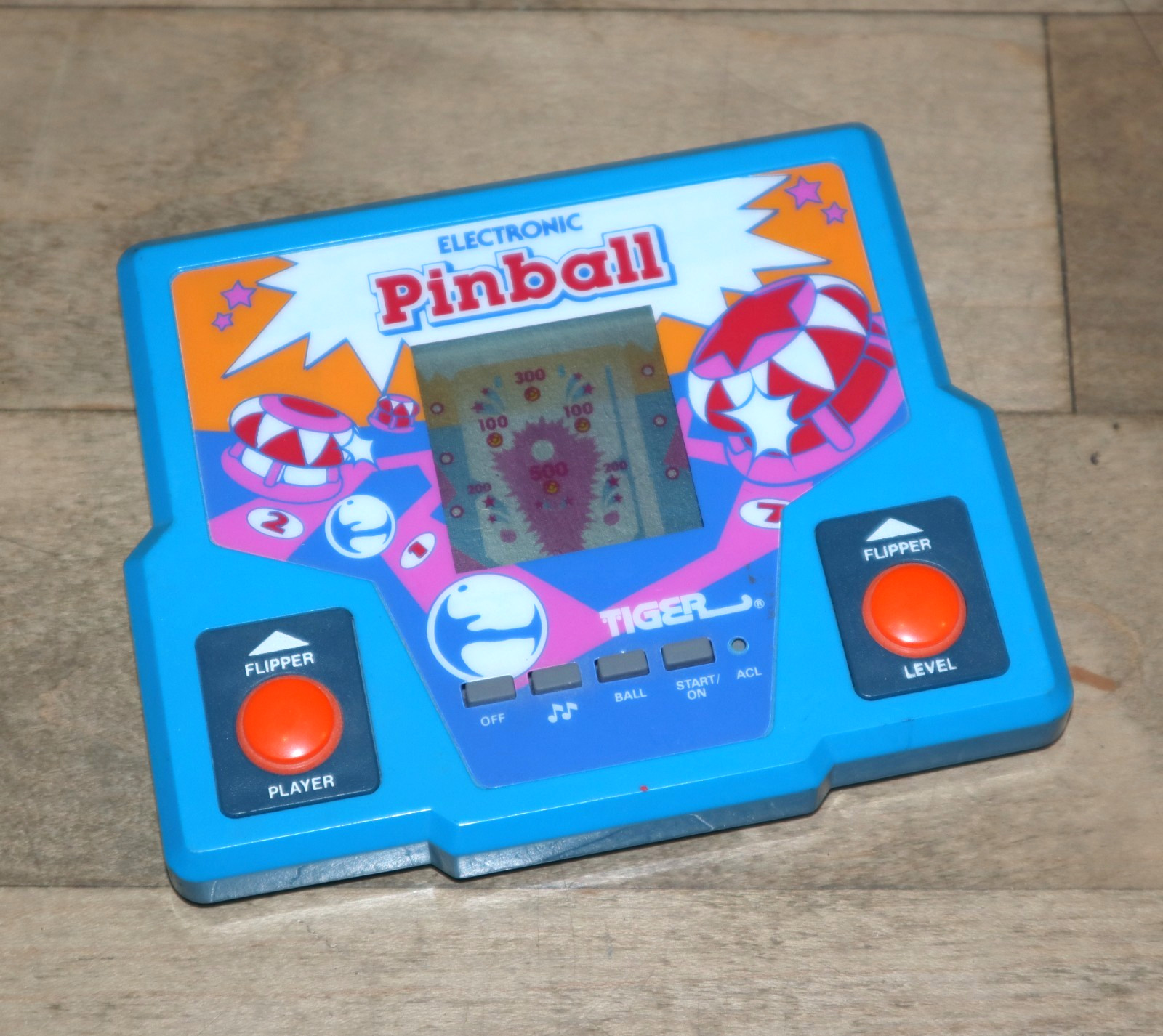 Tiger Electronics PINBALL 1987 - Vintage Handheld Electronic Game Clean TESTED