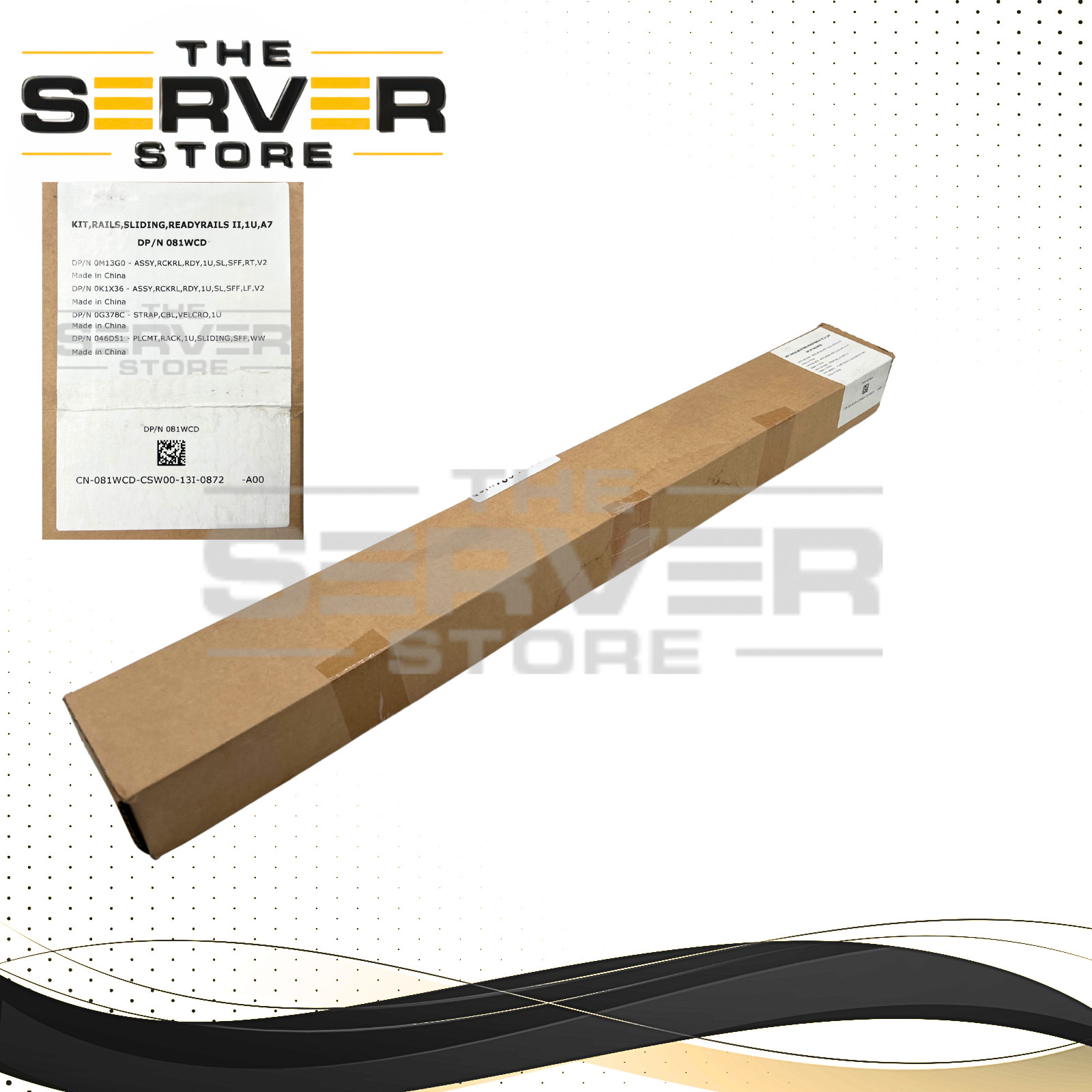 (New) Dell 1U A7 Sliding Ready Rails Kit for PowerEdge Server 081WCD 81WCD