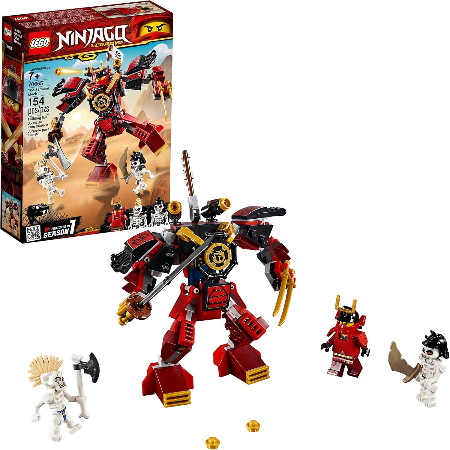 Lego Ninjago 70665 The Samurai Mech Building set - Read Description