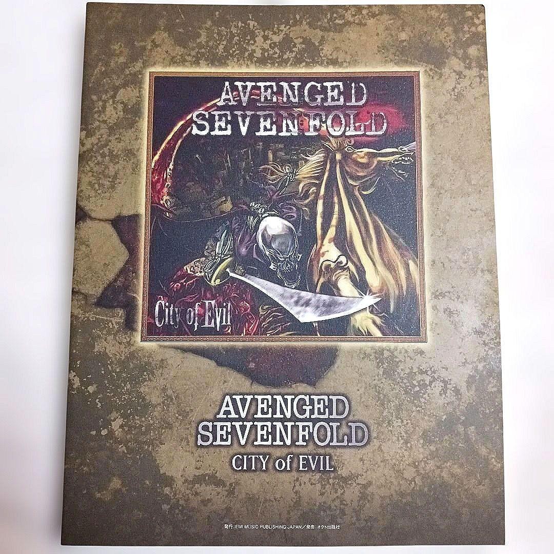 Avenged Sevenfold City of Evil Guitar & Bass Tab Score Used RRF