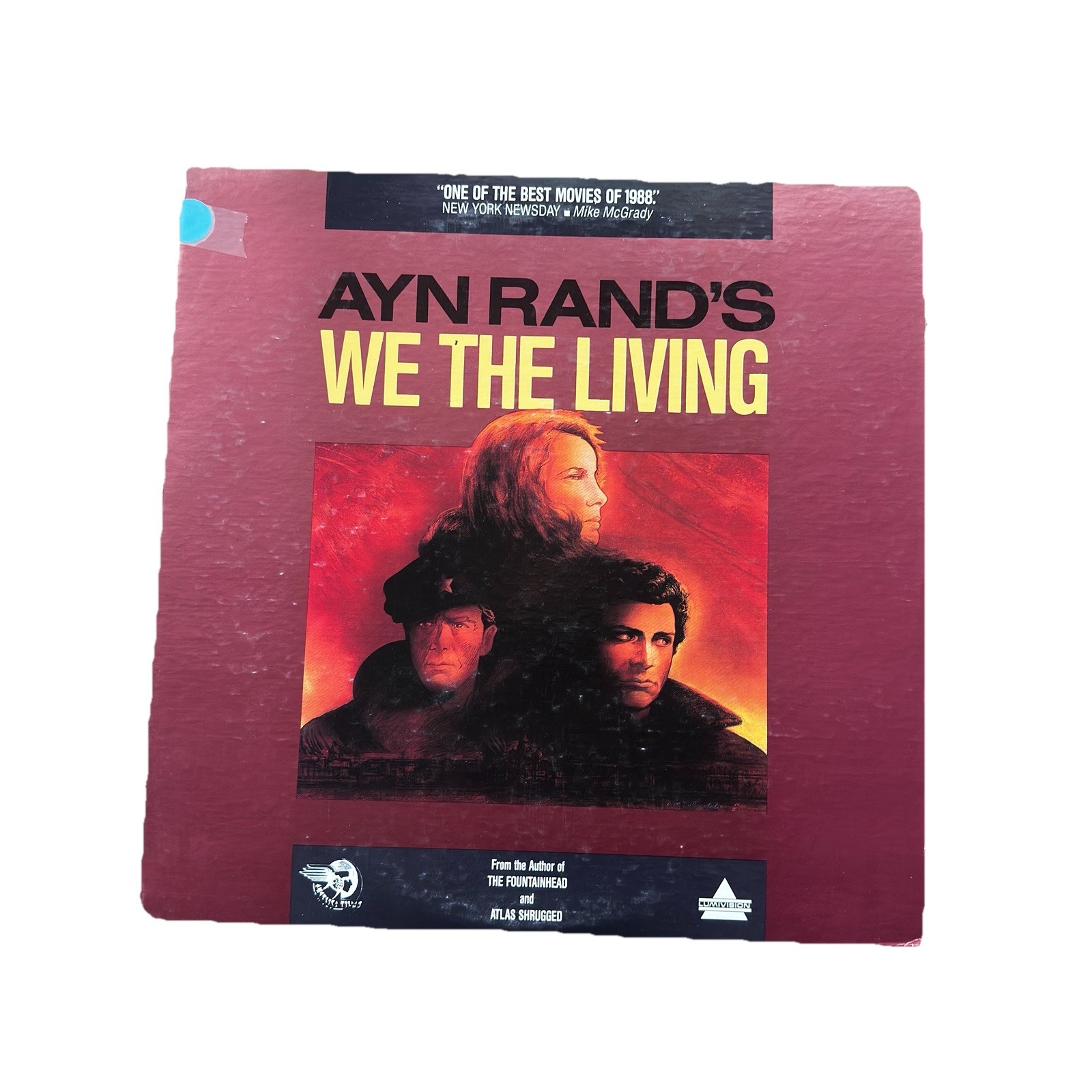 Ayn Rand's WE THE LIVING (1942, LASERDISC) Foreign Film Good Condition