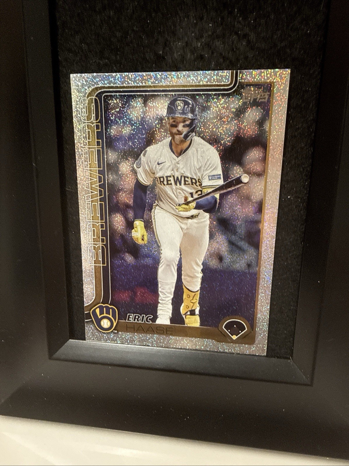 2025 Topps Eric Haase  #30 Sandglitter Milwaukee Brewers