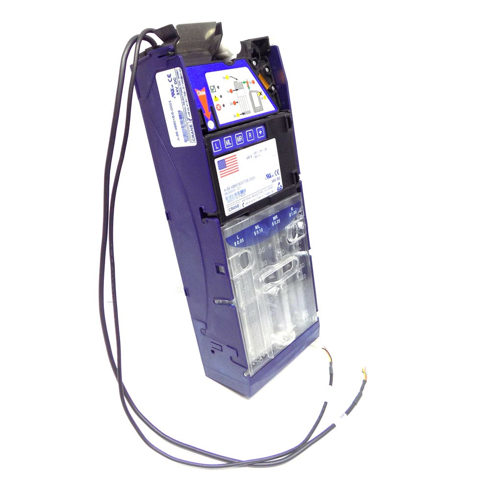 Crane Currenza C2 A-66 Vending Machine Coin Mechanism / Acceptor For Parts
