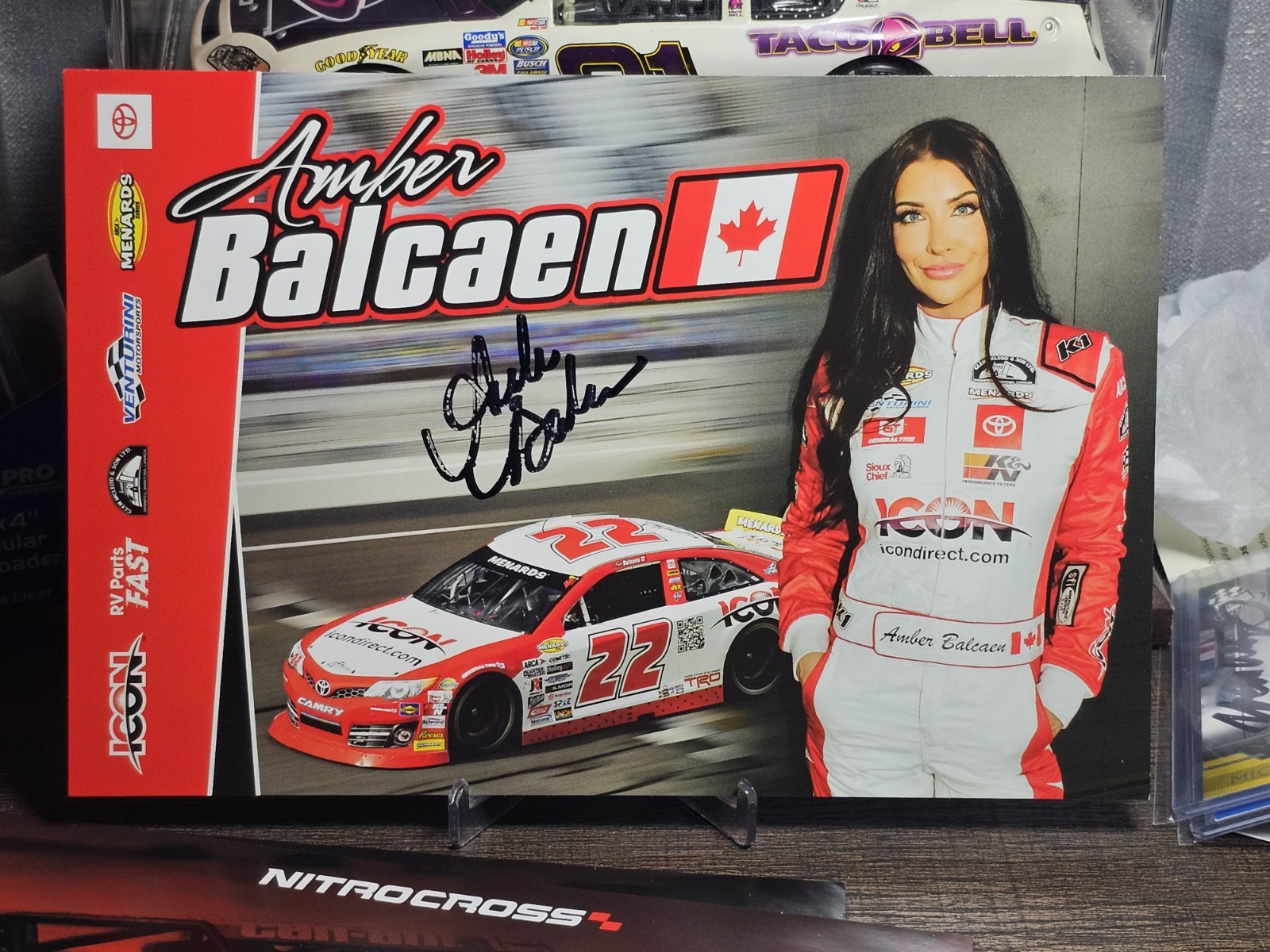 Amber Balcaen Signed Hero card Autograph