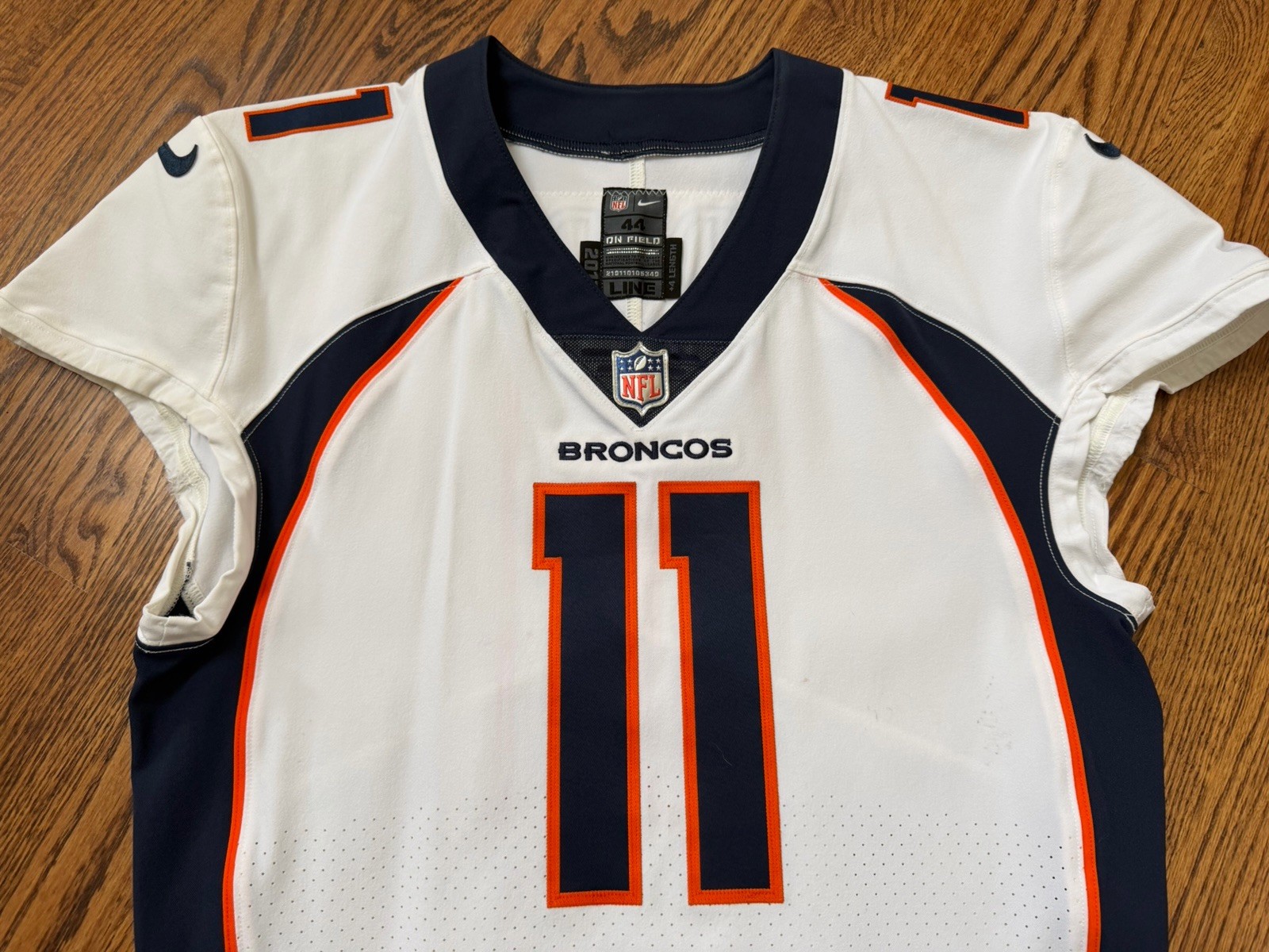 Denver Broncos Authentic Game Used Issued Nike Football Jersey