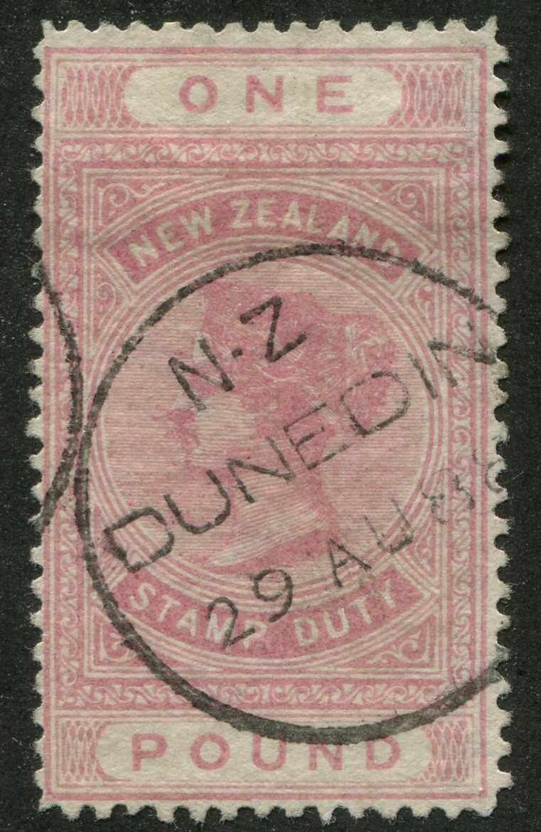 New Zealand AR15 Used Postal-Fiscal Stamp