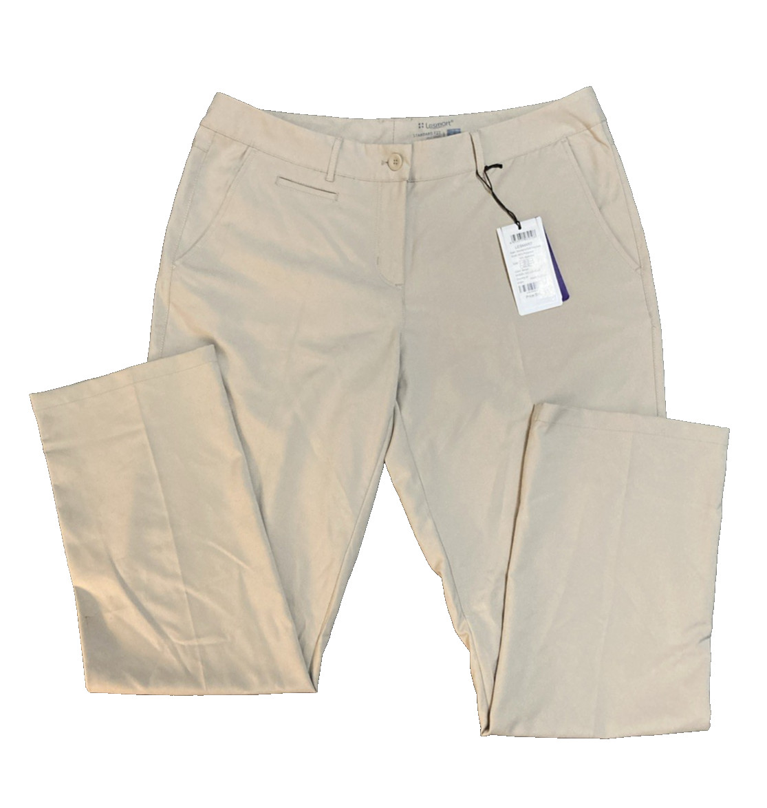 Lesmart Women’s Beige Golf Trousers Standard Fit Size 12 NWT
