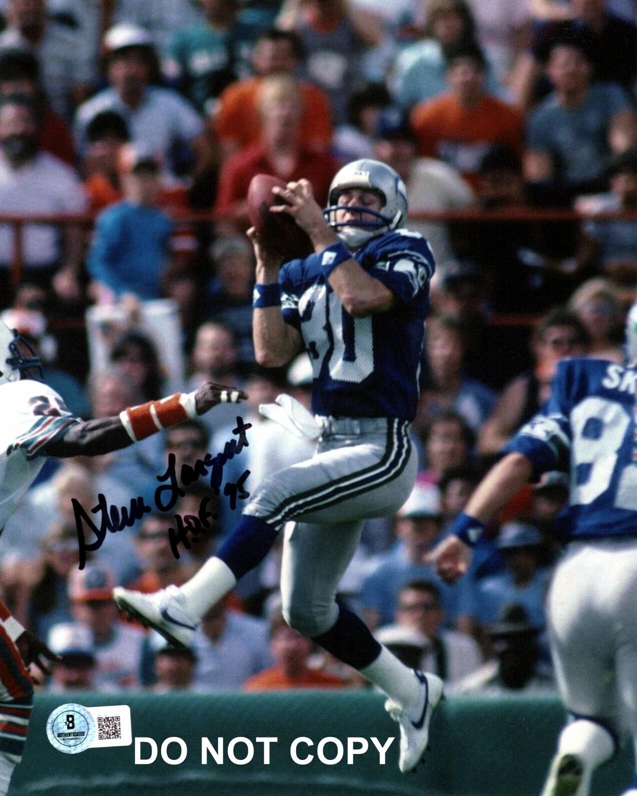 Steve Largent SEATTLE SEAHAWKS Signed Autographed REPRINT 8x10 Photo RP