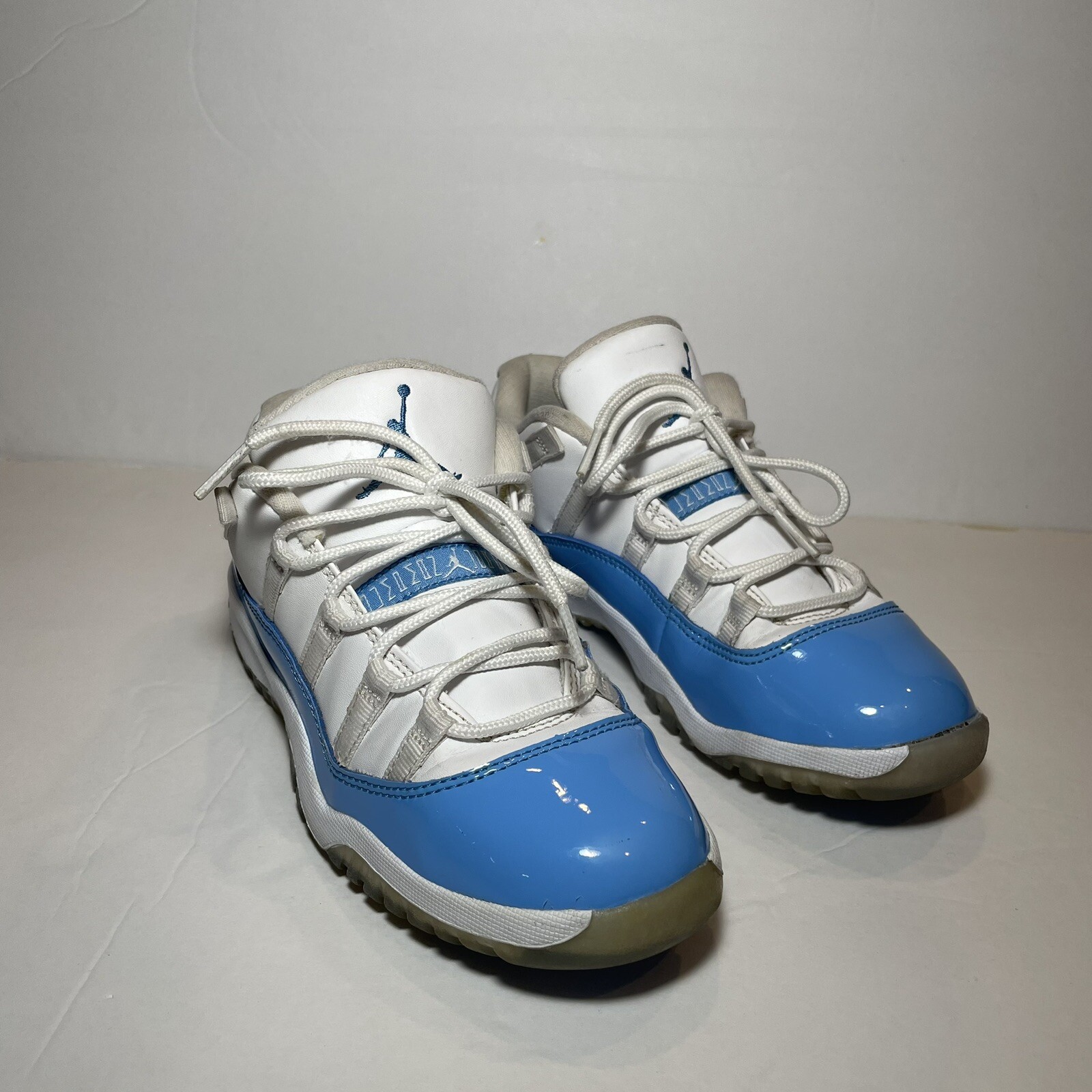 Air Jordan XI 11 Retro Low UNC Blue White GS 3Y Kids Sneakers EUC