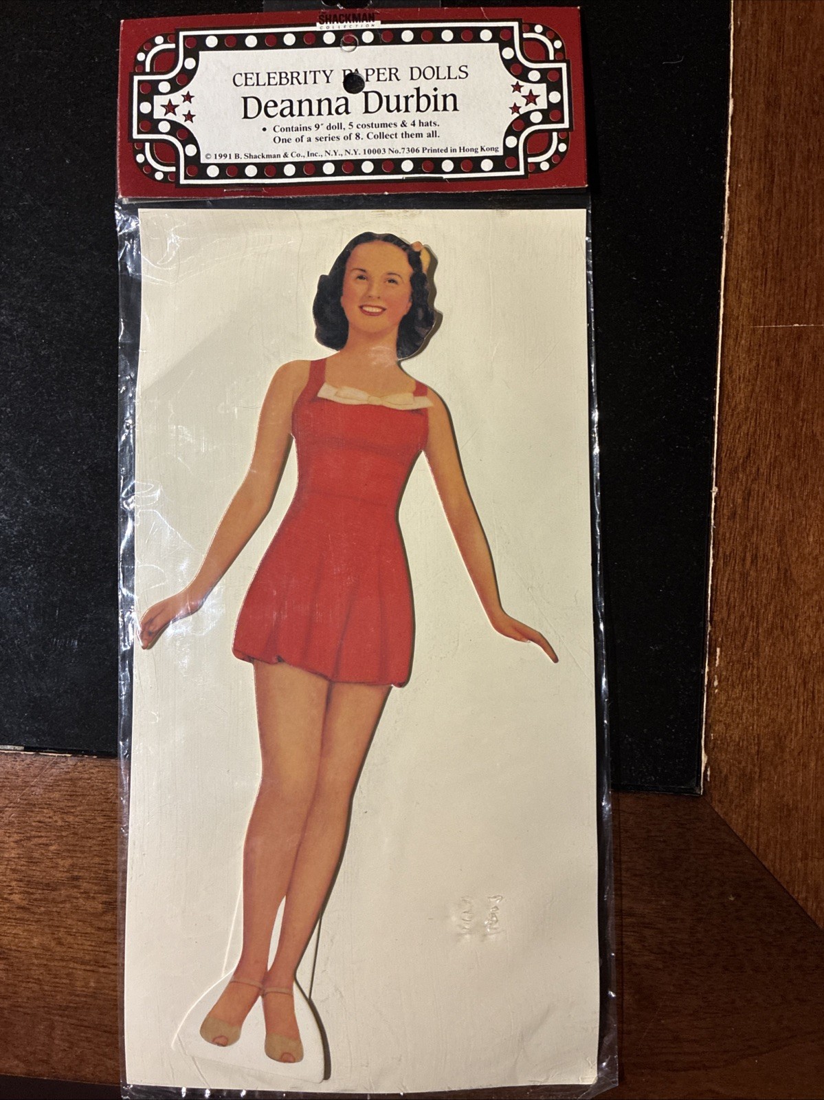 DEANNA DURBIN CELEBRITY PAPER DOLLS 1991 B. SHACKMAN