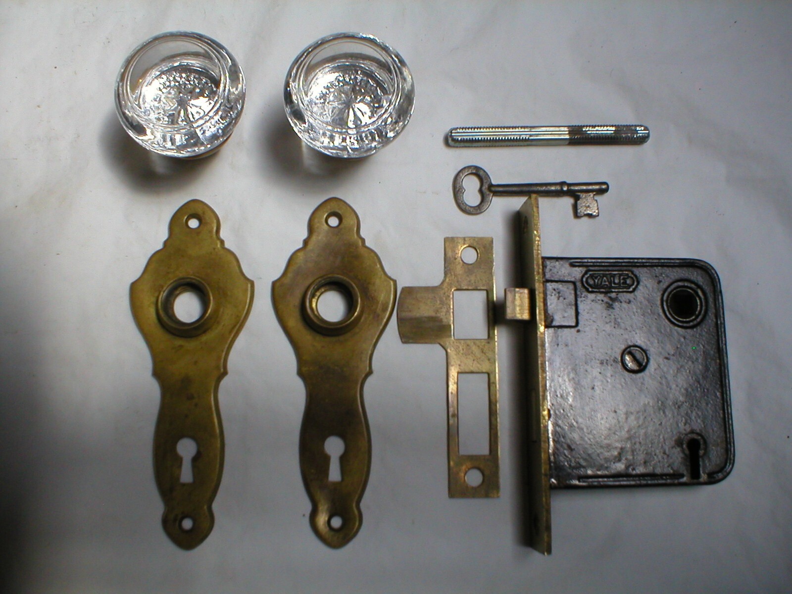 Antique Art Deco Era Door Hardware