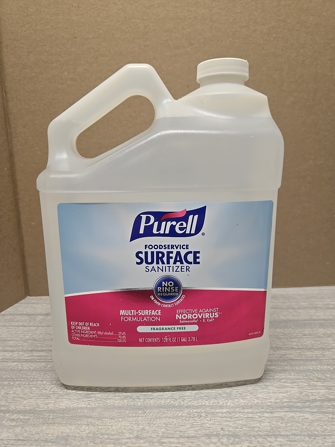 Purell Food Service Surface Sanitizer- No Rinse Required- Fragrance Free- 1 Gal