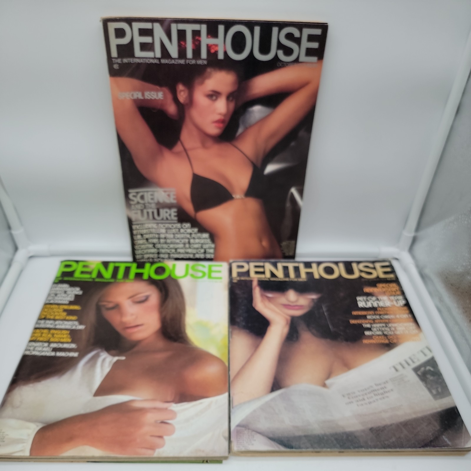 LOT 3 Penthouse Magazines Special Issue October Steven Spielberg Sci-fi 
