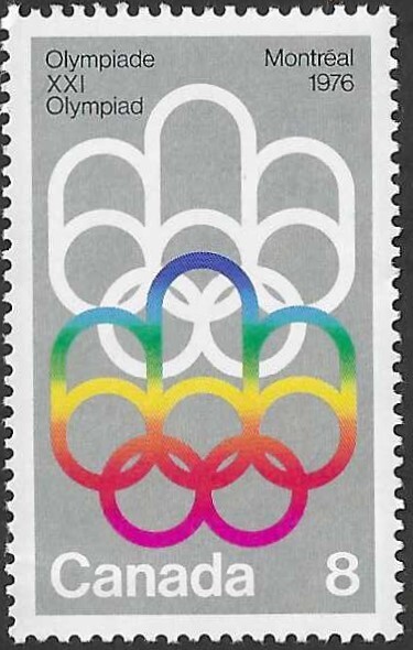 🍁Canada   #623   "Olympic Games"   Mint 1973   Gum Blemish   (A)