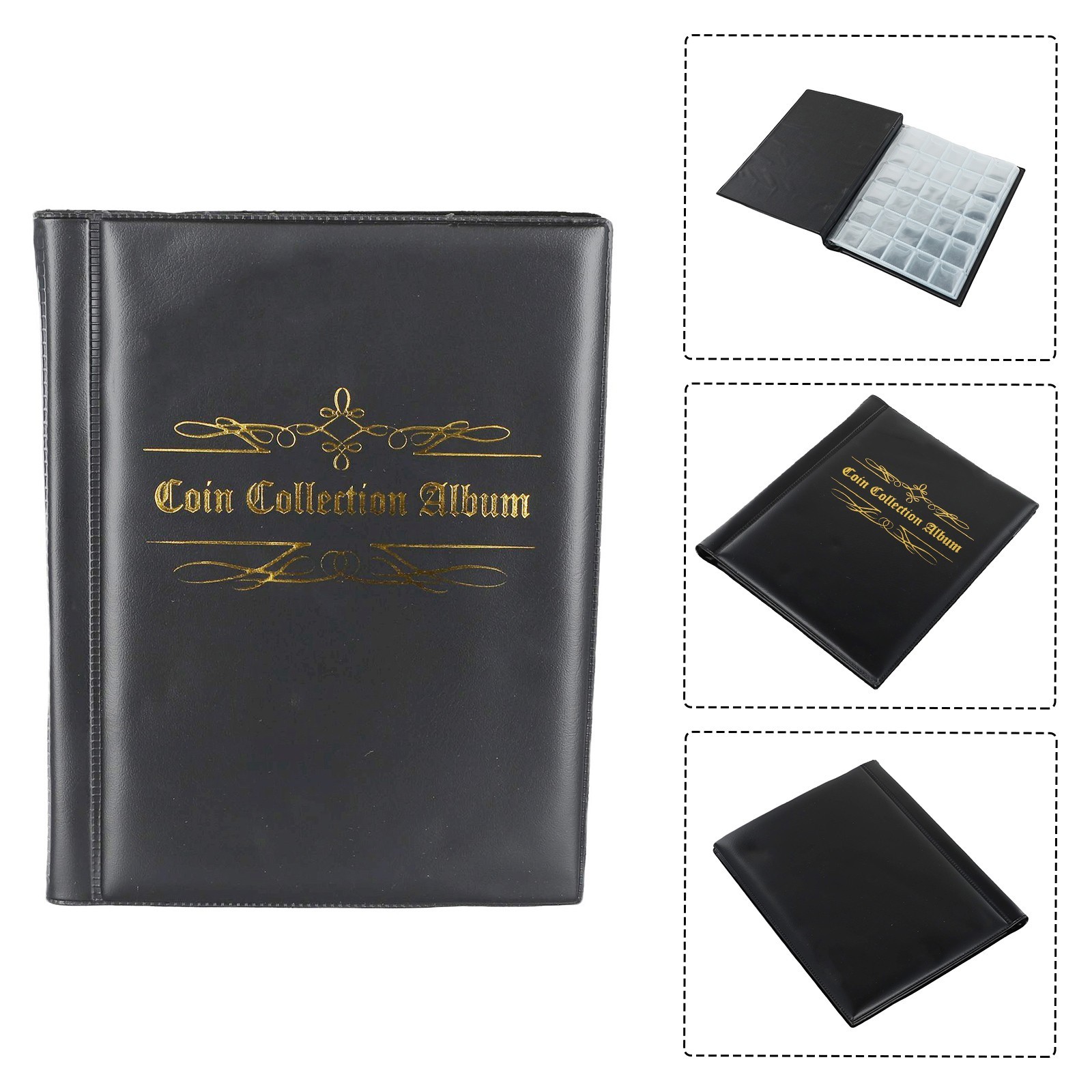 Premium Collecting Coin Holders Album with 480 Pockets for Your Collection