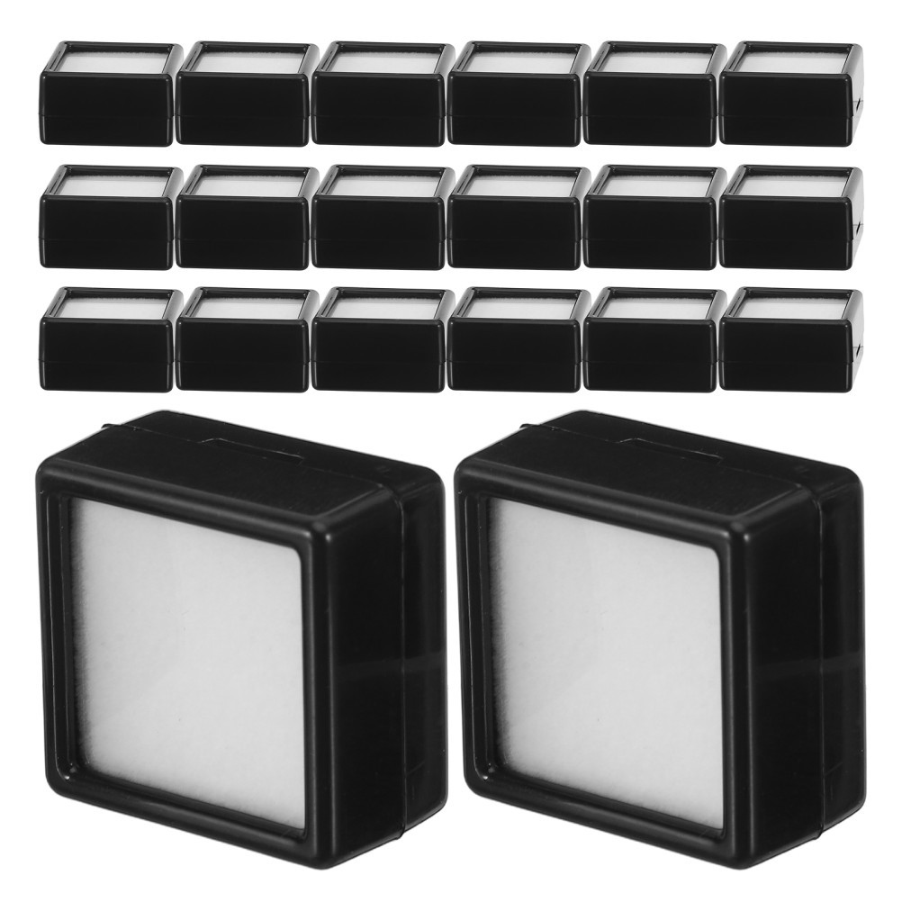 20 Pcs Mini Gems Display Box Small Container for Jewelry Packaging Holder