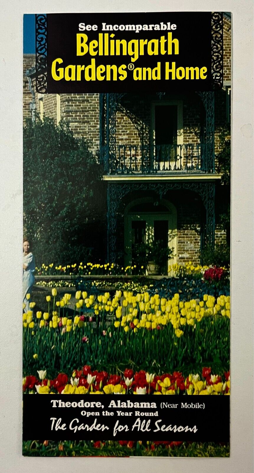 1960s Theodore AL Bellingrath Home Gardens Tours Vintage Travel Brochure