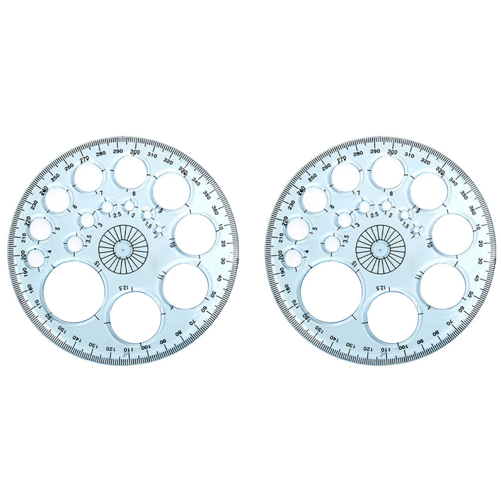 2X Multifunctional Geometric Ruler, Multifunctional Drawing Universal Ruler2105