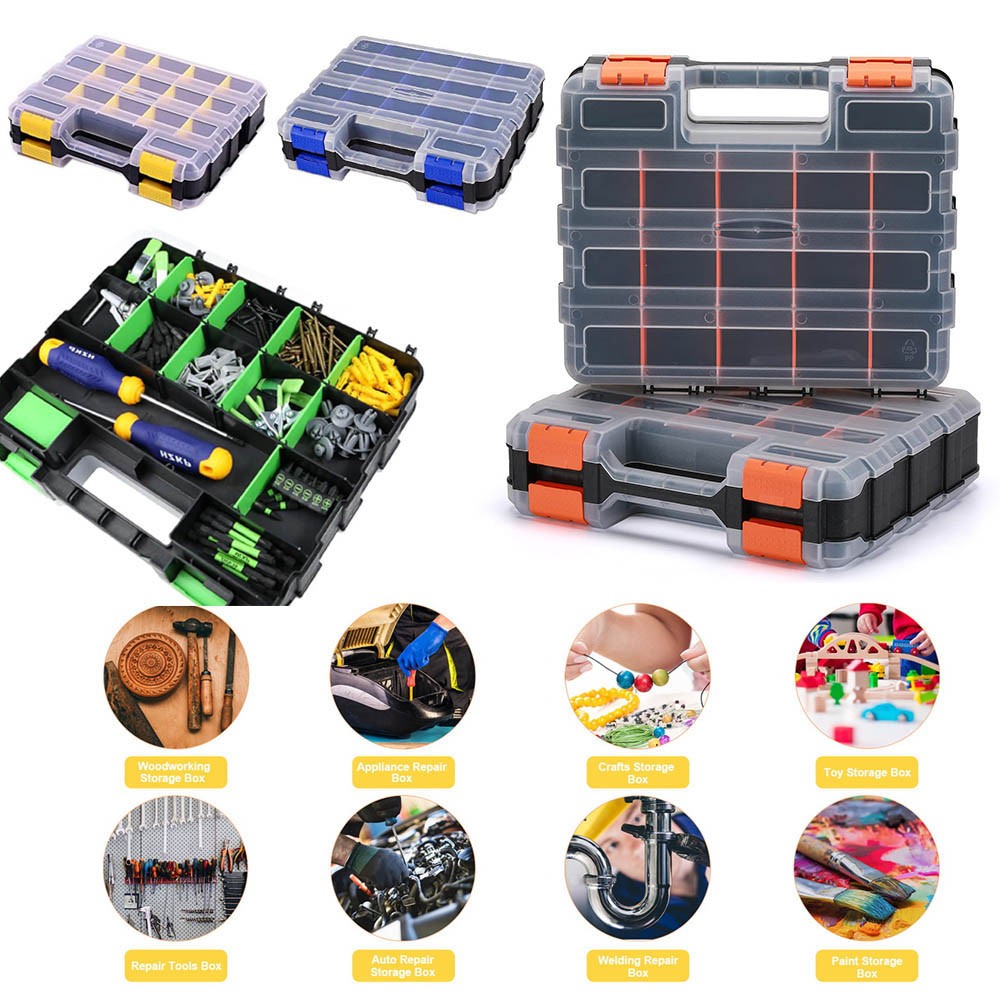 for Nuts Small Parts Screw Fasteners Crafts Hardware Storage Container ☾