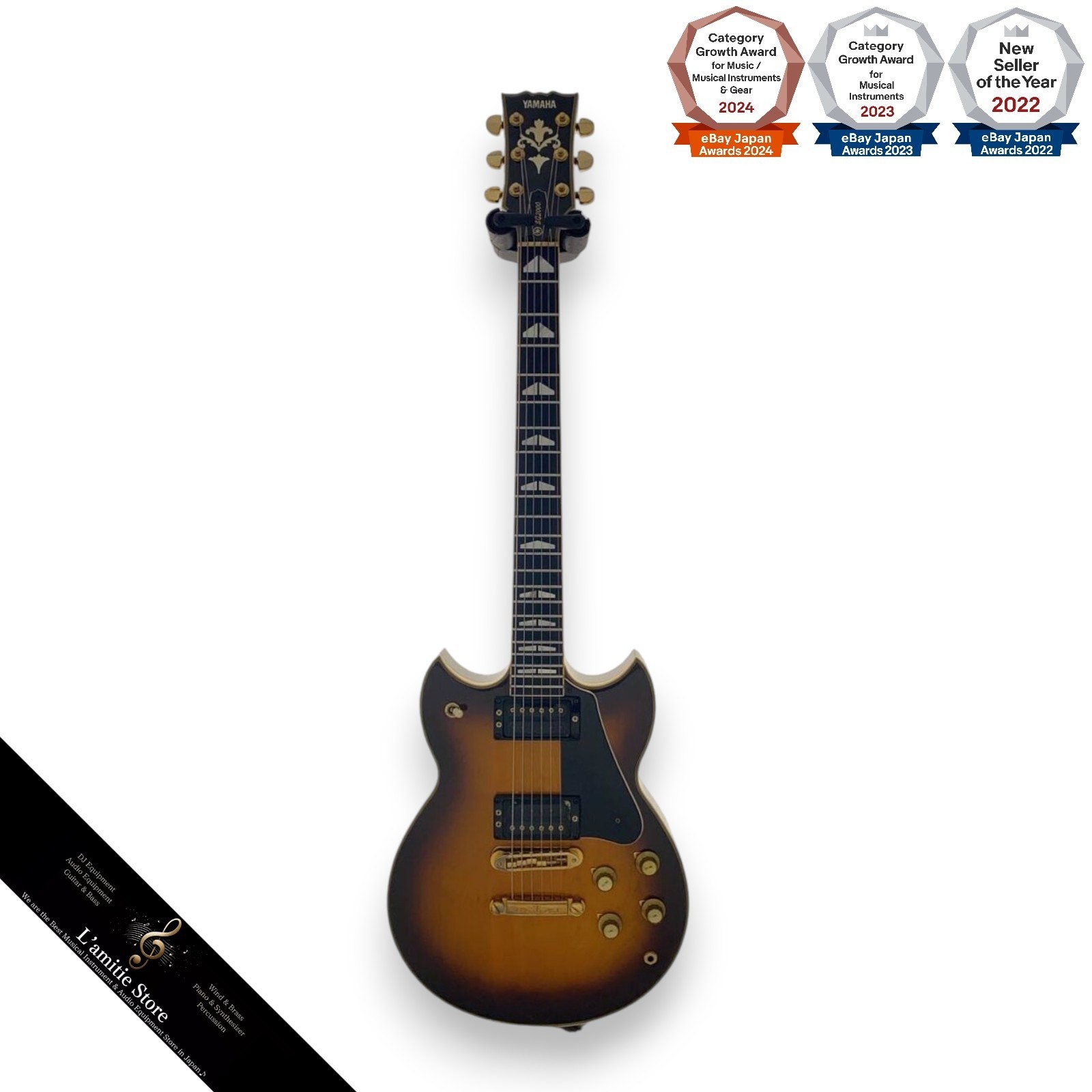 YAMAHA SG2000 1981 Electric Guitar Sunburst HH 22F Scale 624mm