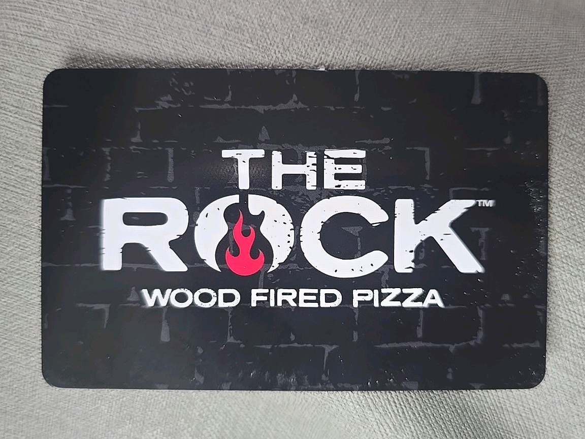 The Rock Wood Fire Pizza $25 Gift Card