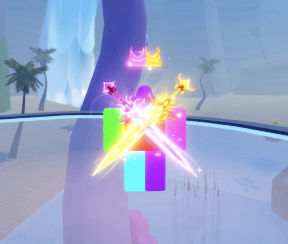 Blade Ball Dual Royal Blades Collectible Blade Ball (Fast delivery)