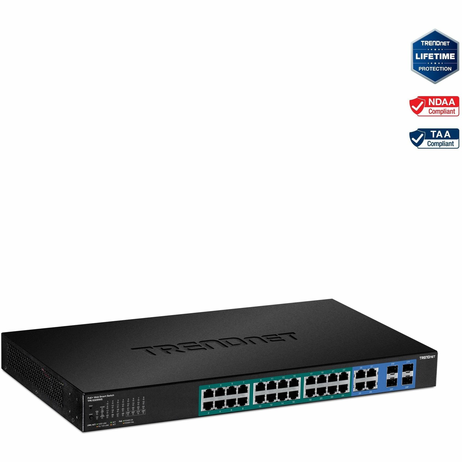 TRENDnet 28-Port Gigabit Web Smart PoE+ Switch (tpe-5028ws) (tpe5028ws)