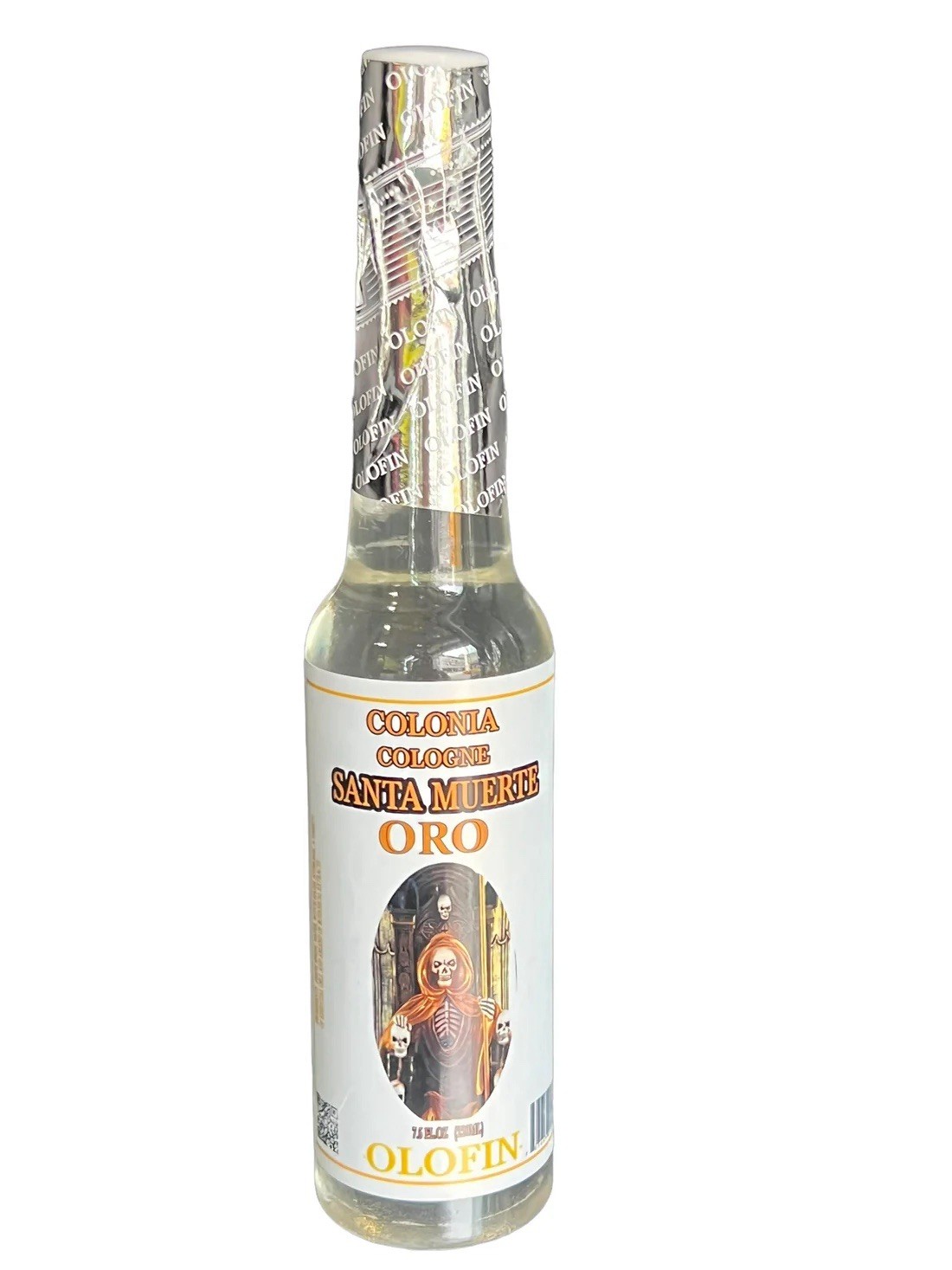 Olofin Santa Muerte Oro Spiritual Cologne Religious Ritual Supply