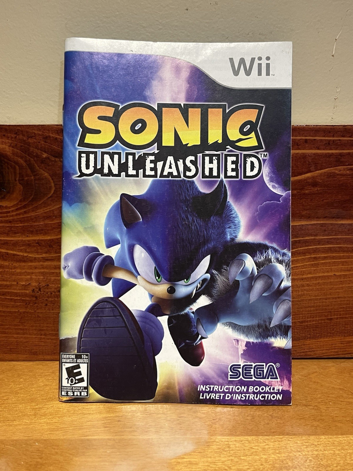 Sonic Unleashed | Wii | Manual Only