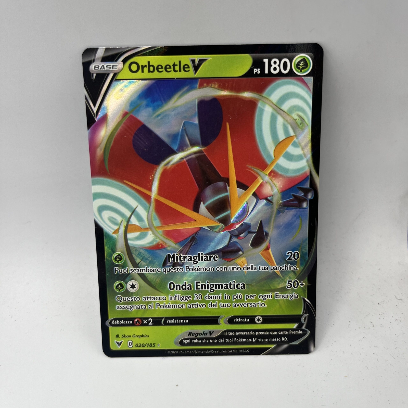 Pokemon Card Orbeetle V (IT) | 020-185 Shining Volt