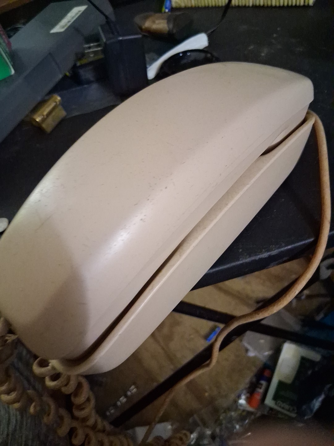 Vintage Trimline Bell Western Electric Telephone Push Button Beige